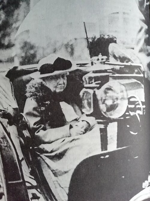 Princess Charlotte of Belgium, Empress of Mexico, at Bouchout around 1914